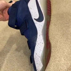 Nike Shoes Nike Lebron Air Zoom Size Us Men Dark Blue Velcro